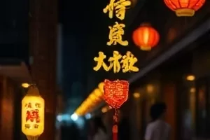《雪落无声》雪地上一行通向远处的脚印